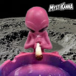 CENDRIER ALIEN SMOKE — Résine Design Galactique Mystikanna