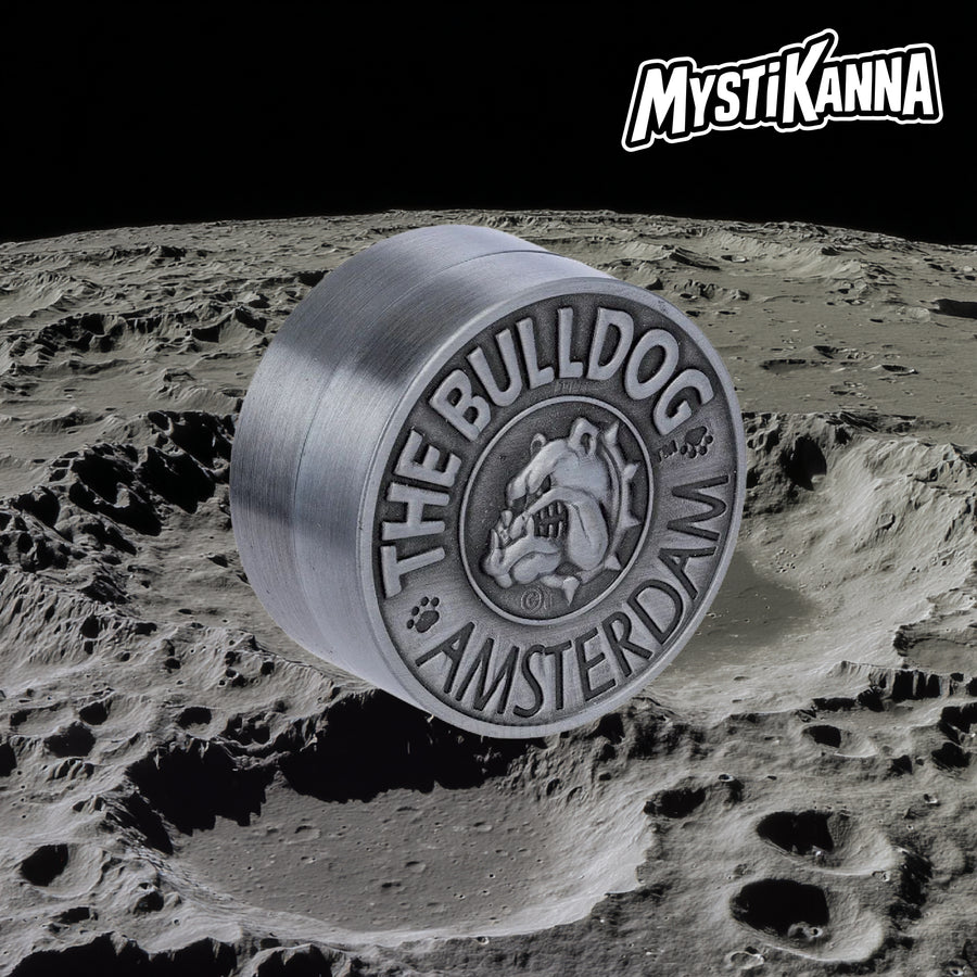 Grinder 2 parties The Bulldog Amsterdam compact broyeur CBD - Mystikanna